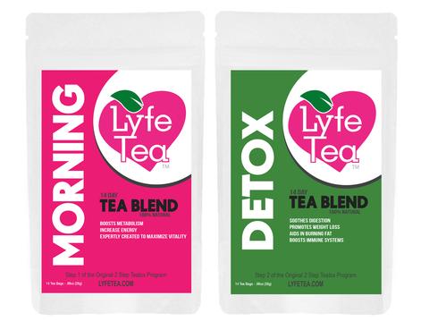 1. Lyfe Tea 14 Day Teatox (1 Morning Tea and 1 Detox Tea)